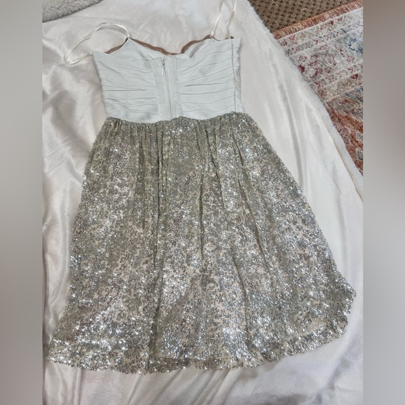 Erin erin fetherston Antoinette Dress Sequined Fit and Flare Dress Size Small - Picture 3 of 7